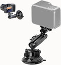 Camera Suction Cup Mount with Ball Head Magic Arm, Twist-Lock Composite Suction by LOKTENWO