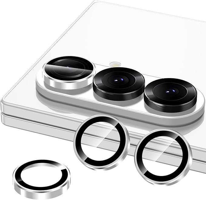 for Samsung Galaxy Z Fold 7 Camera Lens Protector, Individual Metal Ring - Image 2
