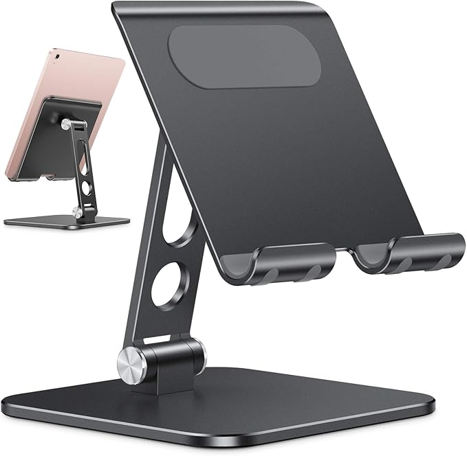 OMOTON Upgraded Adjustable Tablet Stand Holder, Heavy Duty Foldable Portable by OMOTON