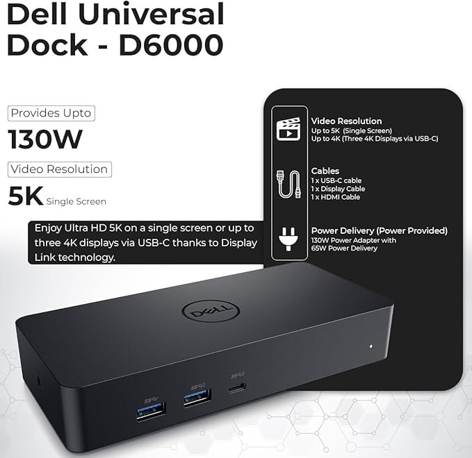 Dell D6000S Universal Dock Bundle - Image 3
