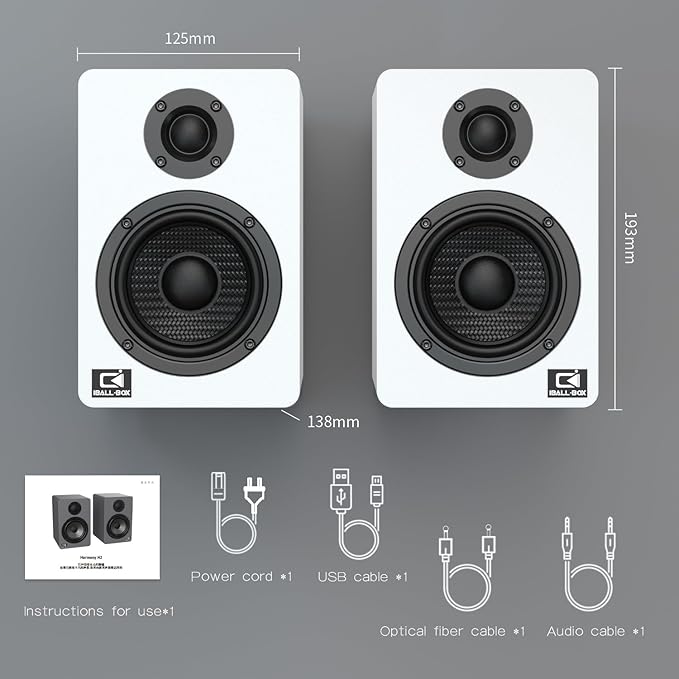 Harmony H2 60W Desktop Speakers - Image 7