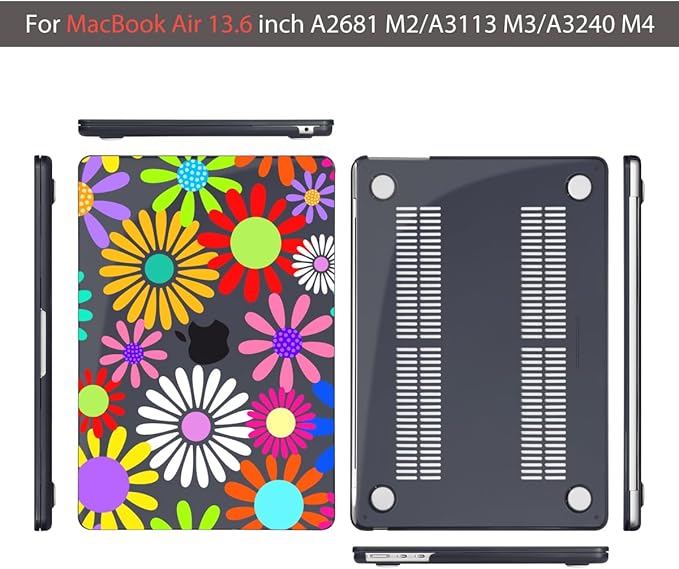 Teryeefi Compatible for MacBook Air 13.6 inch Case A3240 A3113 A2681, - Image 5