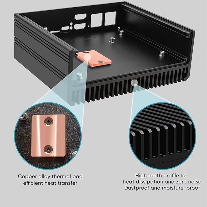 Firewall Micro Appliance Core N150, 4xi226-V 2.5G Fanless Mini PC, 2*NVMe 2*SATA - Image 7