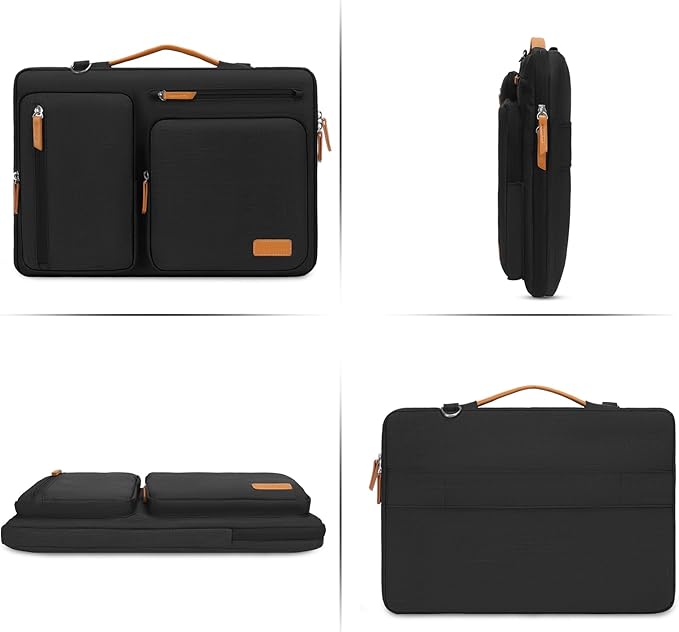 MOSISO 360 Protective Laptop Shoulder Bag, 15-15.6 inch Computer Bags Compatible - Image 5