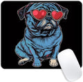 Square Mouse Pad Cool Dog with Sunglasses-1, Gaming Mouse Pads by Goodsprout