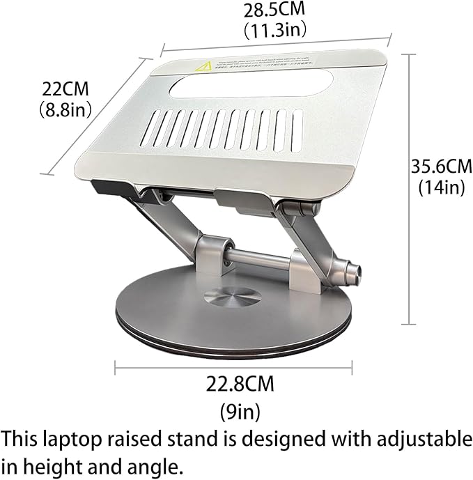 Laptop Stand for Desk, Adjustable Computer Stand - Image 6