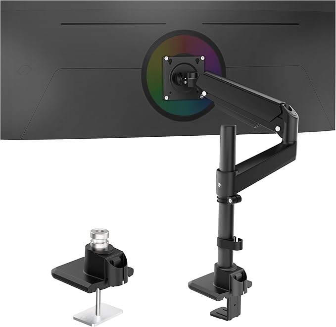 Heavy Duty Monitor Arm for 13-49 Inch Ultrawide Screens, Holds Up to 44lbs by Ergounion