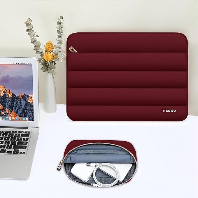 MOSISO 15-15.6 inch Laptop Case, 16 inch Puffy Laptop Sleeve Compatible - Image 5