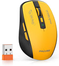 Wireless Mouse with Forward/Backward Side Keys, Silent Click, Ergonomic by FMOUSE
