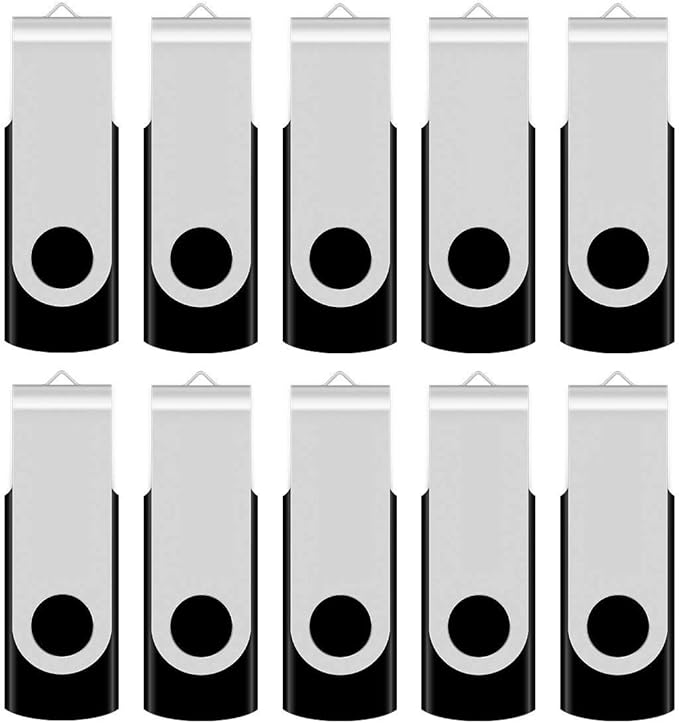 Aiibe 4GB Flash Drive Bulk USB Flash Drive 4GB 50 Pack USB 2.0 Thumb Drives by Aiibe