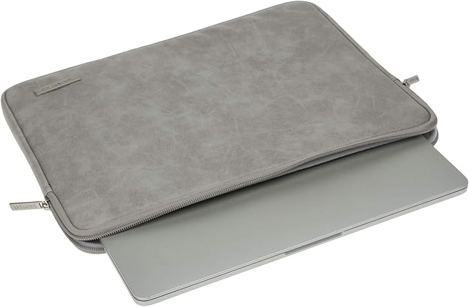 RAINYEAR 11 Inch Laptop Sleeve PU Suede Leather Case Protective Padded Cover - Image 8