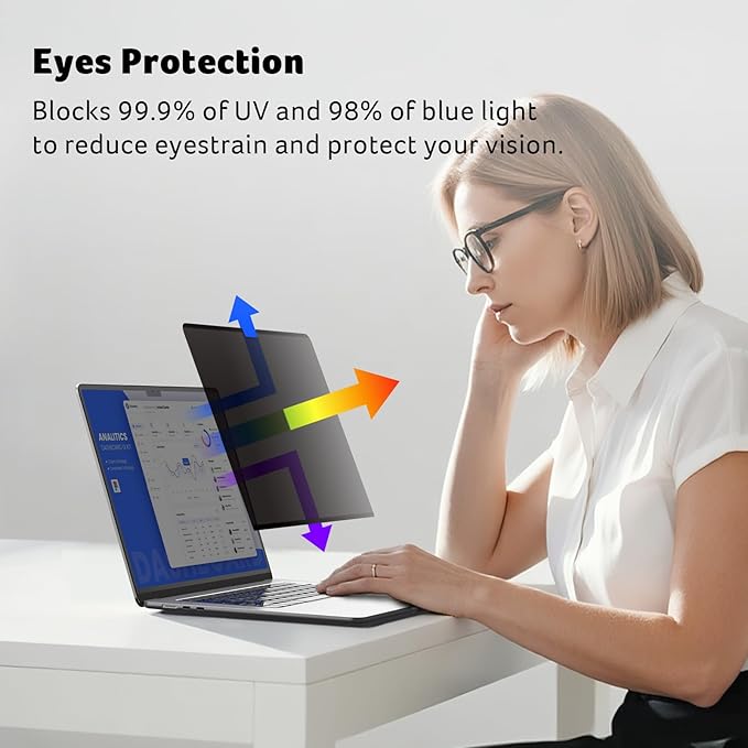 acer Laptop Privacy Screen for MacBook Air 13 Inch, Eye Protection Anti - Image 6