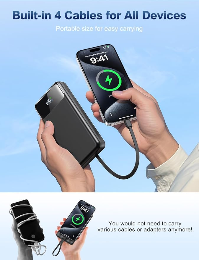 Portable Charger Power Bank 50000mAh Battery Pack, 22.5W Fast Charging PowerBank - Image 3