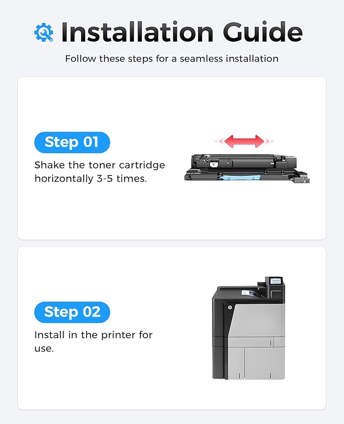 828A Toner Cartridge CF358A CF359A CF364A CF365A Image-Drum 4 Pack Compatible - Image 4