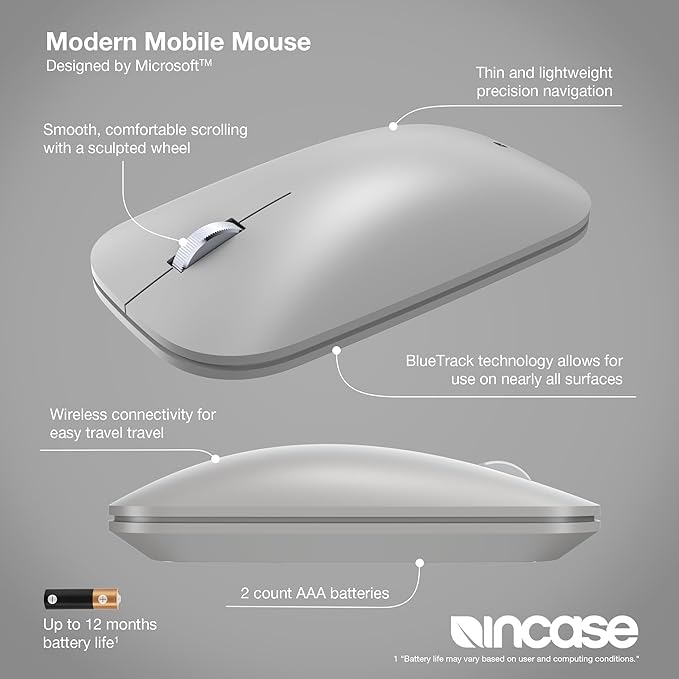 Incase Modern Mobile Mouse – Designed by Microsoft – Lightweight, Precision - Image 2