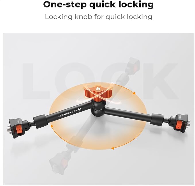 K&F Concept 11" Magic Arm Clamp Kit - Image 6