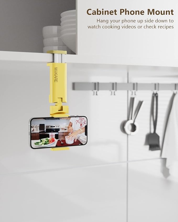 MiiKARE Airplane Travel Essentials Phone Holder, Universal Handsfree Phone Mount - Image 5