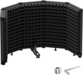 Moukey Microphone Insulation Sound Insulation Sound Shield Isolation, 5 Sides by Moukey