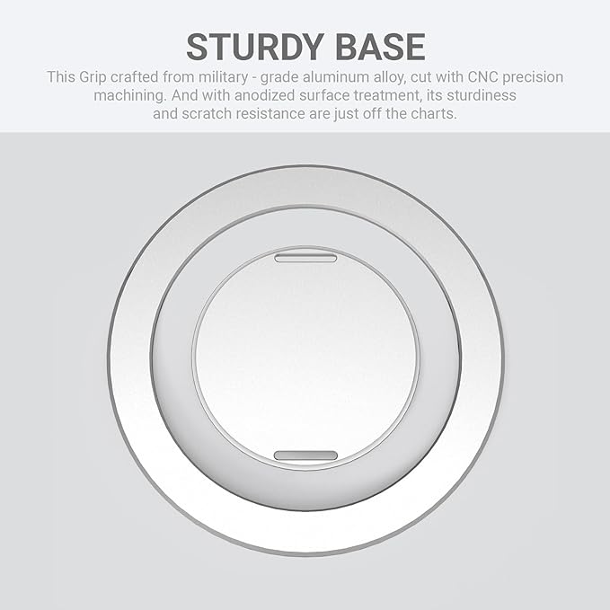 Grat 3 Lite Magnetic Phone Loop, 360° Rotatable Phone Grip, Detachable Finger - Image 6