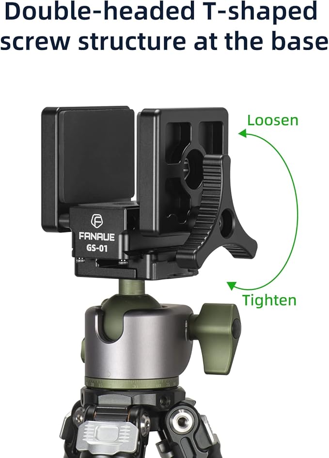 FANAUE GS-01Arca Swiss Rifle Saddle Mount, Hunting Tripod Clamp - Image 6
