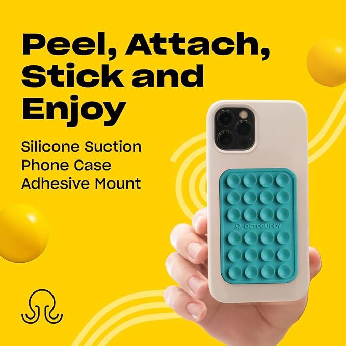Classic - Silicone Suction Phone Case Adhesive Mount - Hands-Free, Strong Grip - Image 2