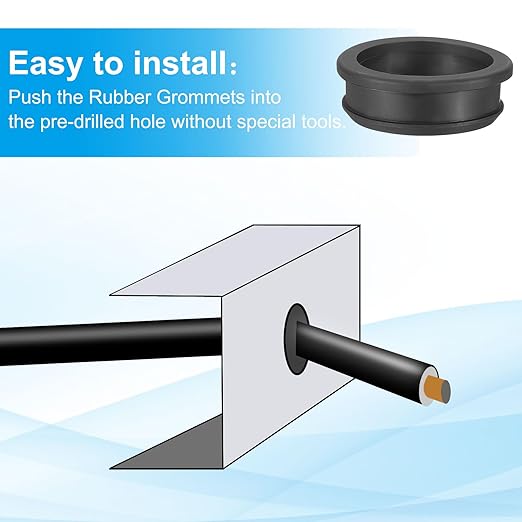 PATIKIL 48.6mm / 1-15/16 Inch Drill Hole, 1-11/16 Inch ID Rubber Grommets - Image 4