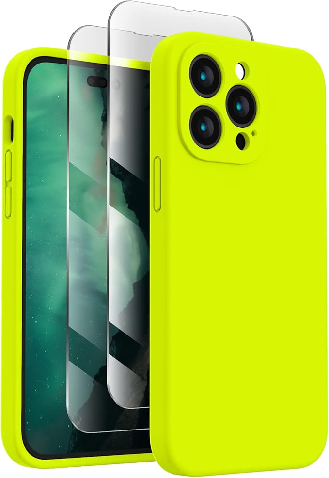 FireNova for iPhone 14 Pro Case, Silicone Upgraded Phone Case with, Soft by FireNova