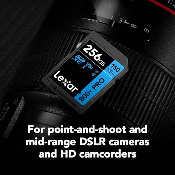 Lexar 256GB High-Performance 800x PRO SD Card, - Image 5