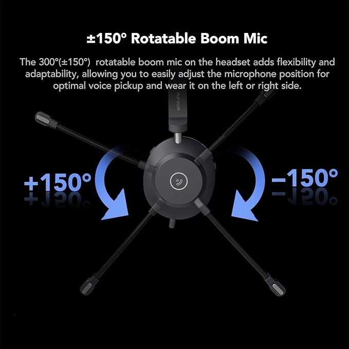 NUROUM HP21 USB Headset with Microphone - Image 5