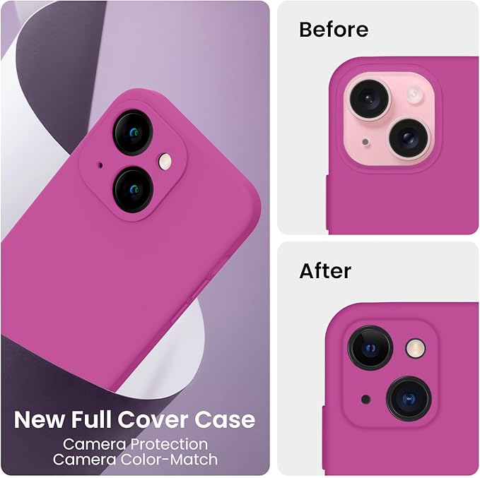 FireNova Designed for iPhone 15 Case, Silicone Upgraded Phone Case with - Image 3