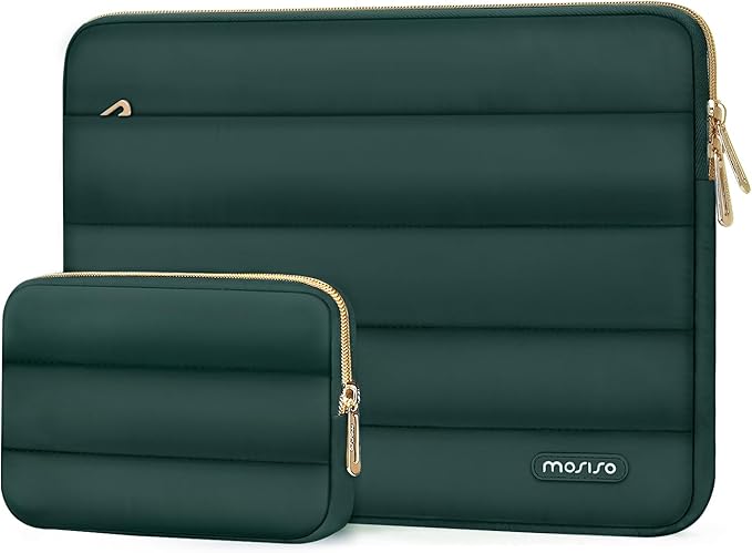 MOSISO 13.3 inch Laptop Case, 13-13.3 inch Puffy Laptop Sleeve Compatible by MOSISO