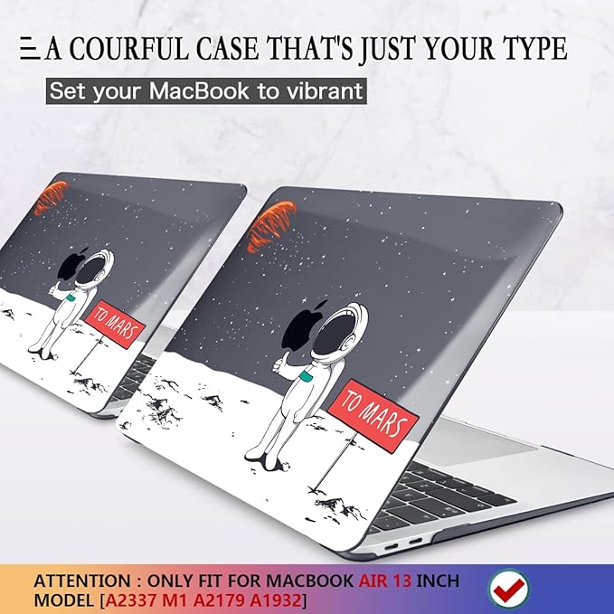 CISSOOK Compatible with MacBook Air 13 inch Case 2021 2020 2019 2018 Release - Image 3