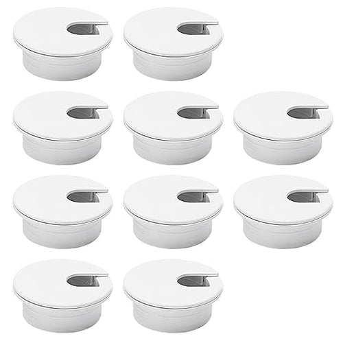 10 Pcs Desk Grommet 1-1/2" / 38 mm, Desk Cord Hole Cover, Cable Grommet ABS by EASYEAH