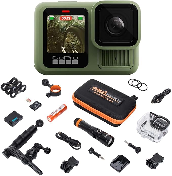 GoPro HERO13 Waterproof Action Camera Dive Kit by GoPro