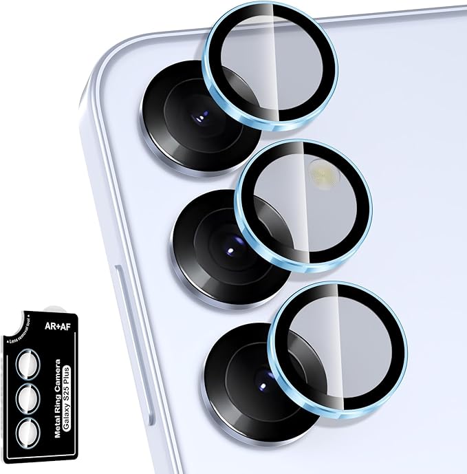 for Samsung Galaxy S25 Plus Camera Lens Protector, Individual Metal Ring by Btscase