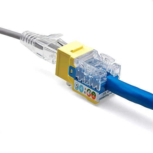trueCABLE Cat6A Keystone Jack, Unshielded, 90 Degree Punch-Down, UL Listed - Image 7