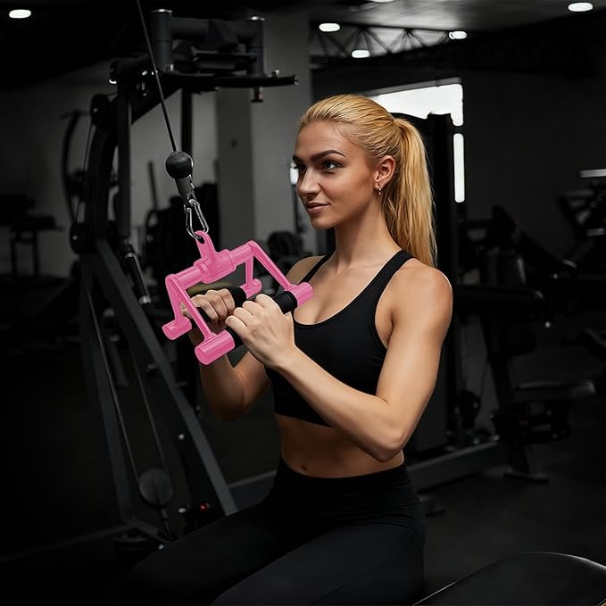 Cable Machine Attachment Set LAT Pulldown Attachments Weight Machine Accessories - Image 6