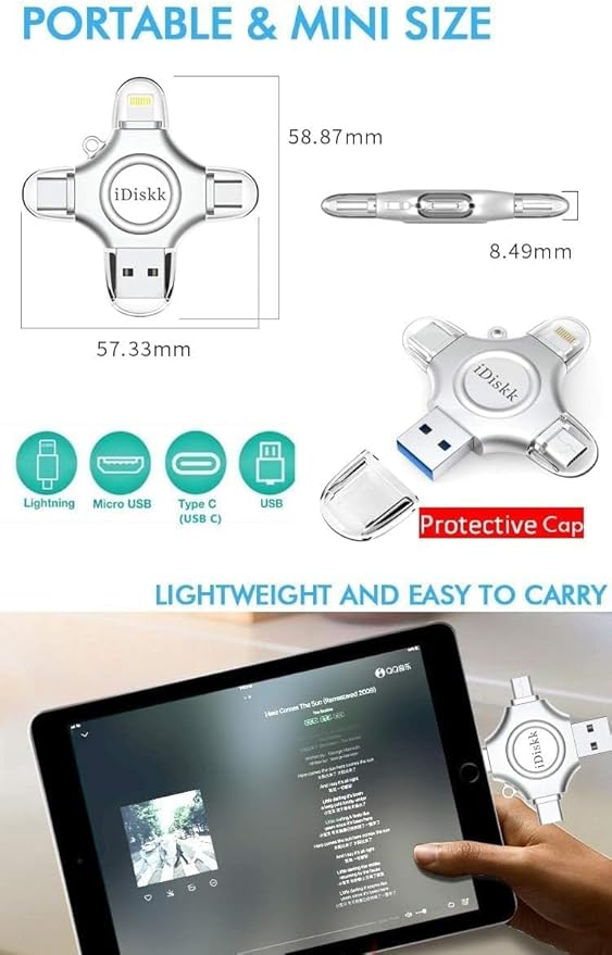 MFi Certified iDiskk 128GB Flash Drive - Image 5