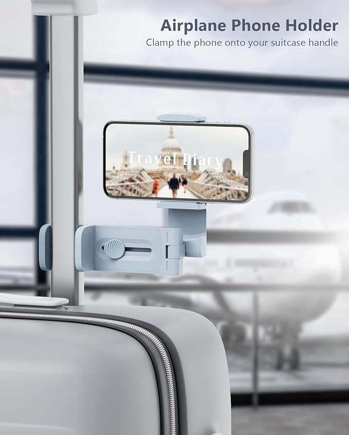 MiiKARE Travel Essentials Airplane Phone Holder, Universal Handsfree Phone Mount - Image 3