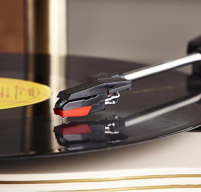 Vintage Gramophone with Bluetooth Output Vintage Record Players Retro - Image 3