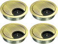 uxcell Cable Hole Cover, 2.1Inch/53mm Zinc Alloy Desk Wire Cord Cable Grommets by uxcell