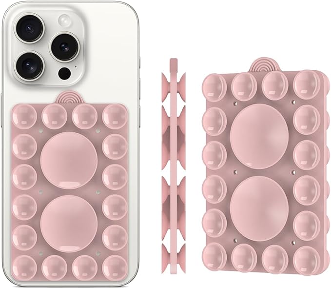 Silicone Suction Phone Holder Mount, Silicon Adhesive Phone Accessory - Image 2