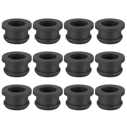 PATIKIL 12.5mm / 1/2 Inch Drill Hole, 3/8 Inch ID Rubber Grommets by PATIKIL