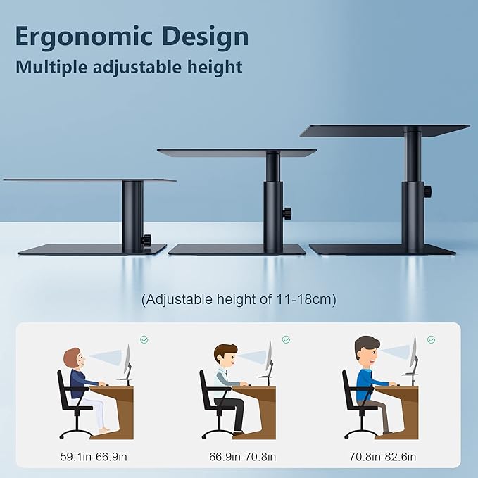 Nillkin Monitor Stand for Desk, Adjustable Height Computer Monitor Stand - Image 3