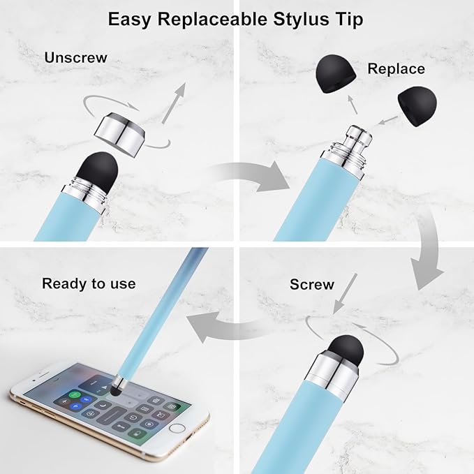 Stylus Pens for Touch Screens 12 Pack Linfanc Stylus Pen for iPad High - Image 6