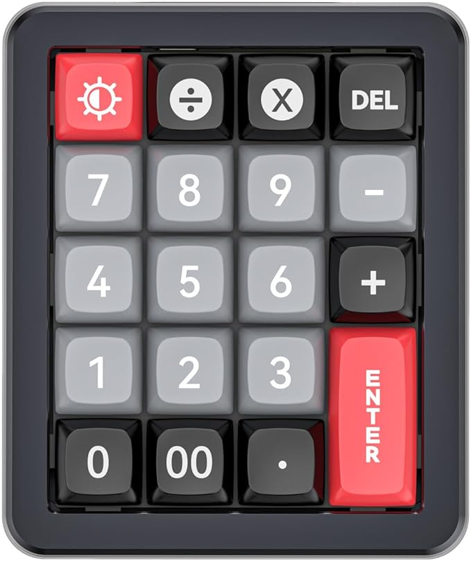 Adventurers K812 Wired Mechanical Numeric Keypad, 19-Key Hot-Swappable RGB - Image 8