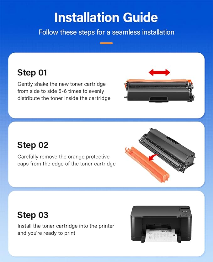TN436 Toner Cartridge 4-Pack Replacement Compatible - Image 4