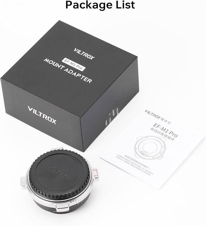 VILTROX EF-M1 Pro Lens Adapter, Auto Focus Ring Mount Adapter Lens Converter - Image 9