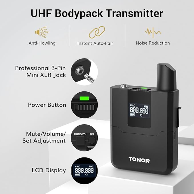 TONOR Wireless Microphones System - Image 5
