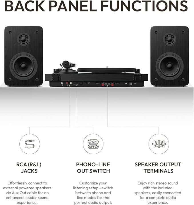 SoulBox S1 Vinyl Record Player - Image 7